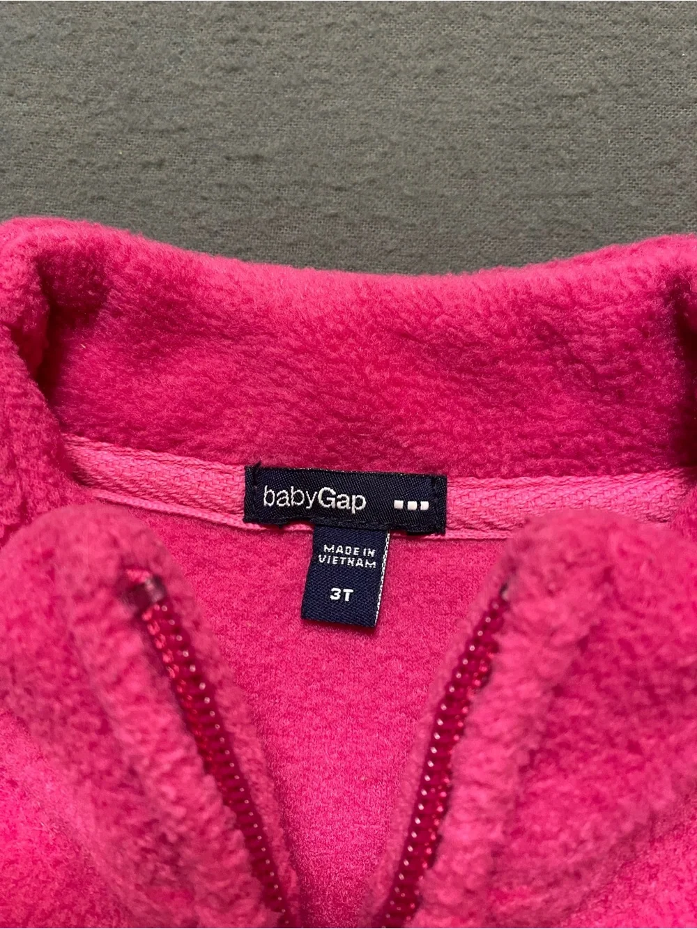 babyGap Hot Pink Fleece Vest - Girls 3T
